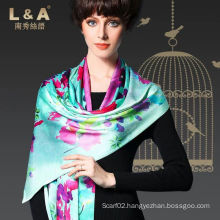 Digital Printing High-Quality Double Layer Scarf
